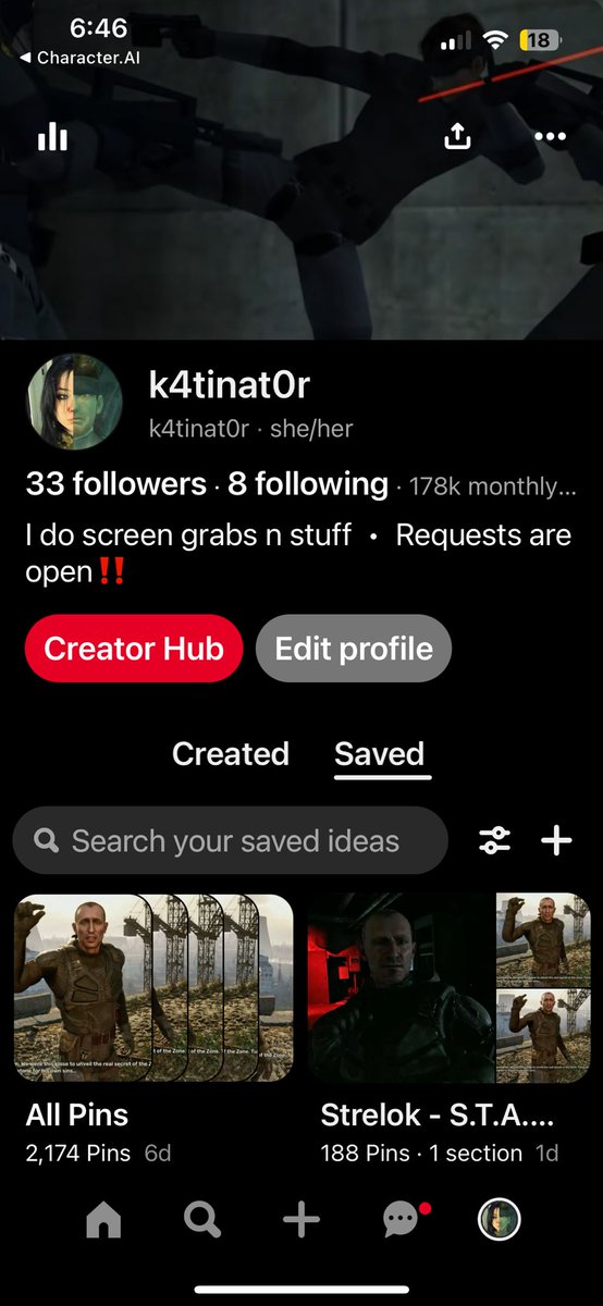 k4tinat0r's tweet photo. Haven’t made a post but incase anyone cares, I make character screencap folders on Pinterest. https://t.co/avhyoIUqms