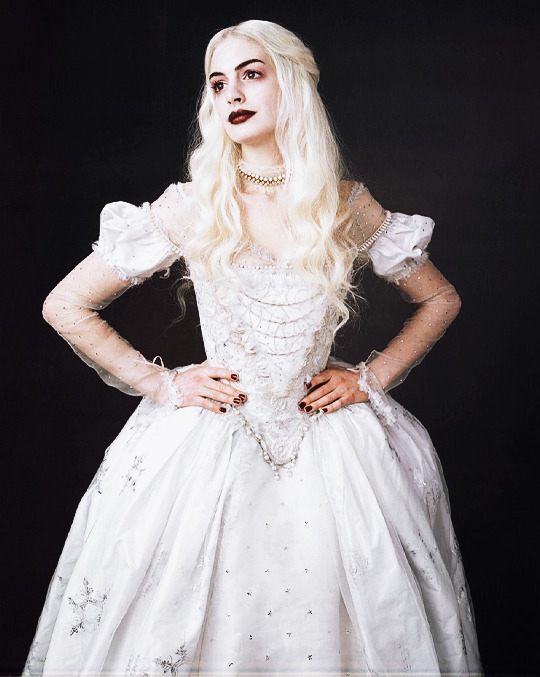 Anne Hathaway for Alice in Wonderland promotional photoshoot
