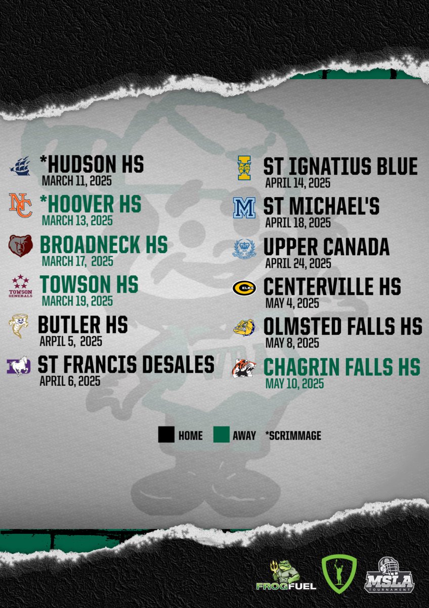 2025 Schedules Prep &amp; Varsity 
#𝘽𝙧𝙞𝙘𝙠𝙍𝙤𝙬𝙇𝙖𝙘𝙧𝙤𝙨𝙨𝙚