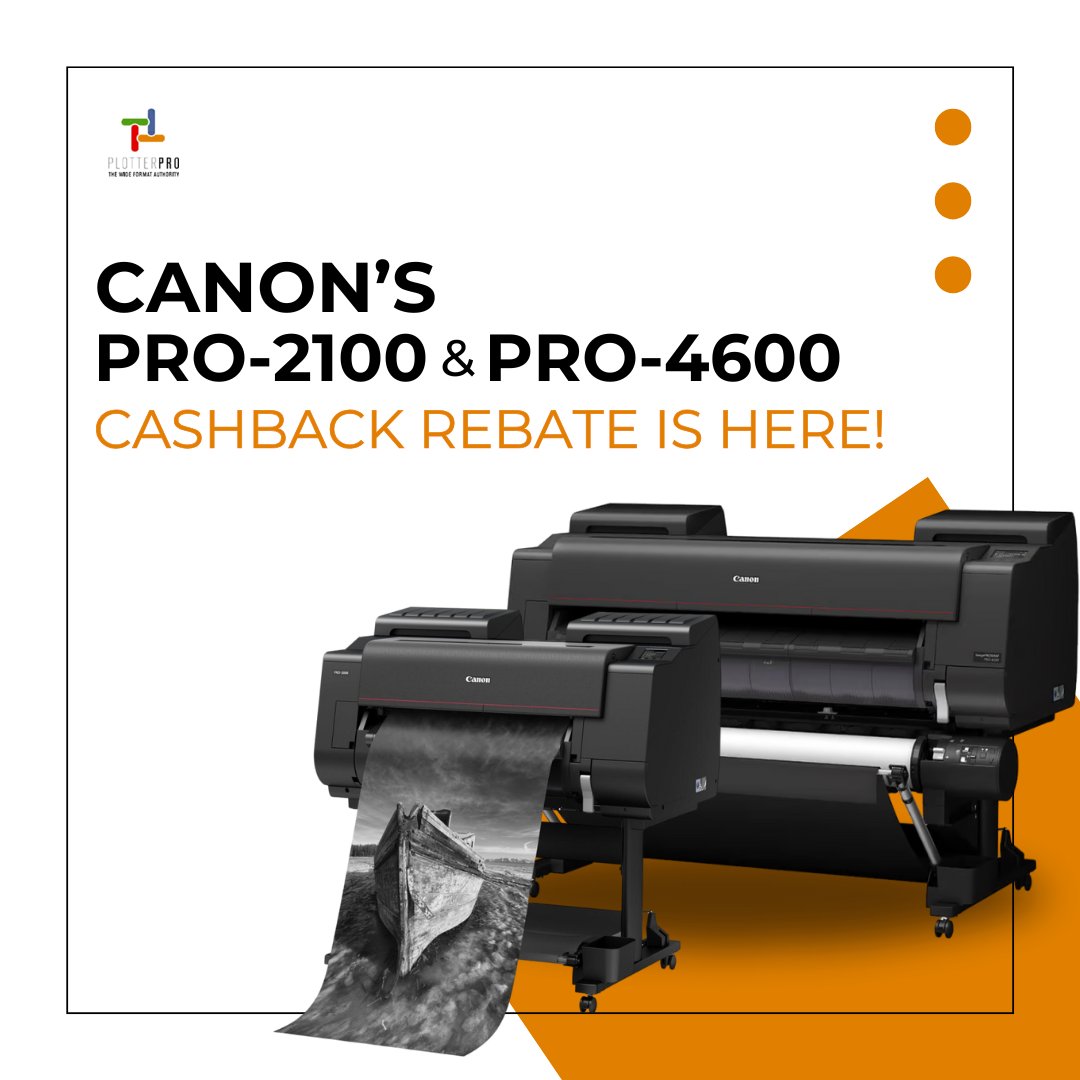 PlotterPRO's tweet image. Get up to $800 back on Canon’s most popular imagePROGRAF printers. 

📞 512-382-5912
🌐  plotterpro.com          
Click - plotterpro.com/request-quote 
Drop a comment or DM us for more info!

#CanonImagePROGRAF #CashBackOffer #PRO2100Deal #PRO4600Savings #PrintWithCanon