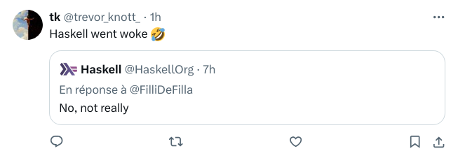 Haskell tweet media