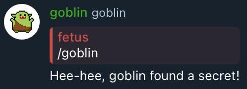 <a href="/SolidTradesz/">Solid 堅固 ⬡</a> $GOBLIN WILL OUT RUN THEM…

Whoa.. there's an actual goblin in the tg chat?!

t.me/goblincto

7tfwxAwEBVHWqiK1trwP3gE7AvKqLN8RGNfpg3g8pump