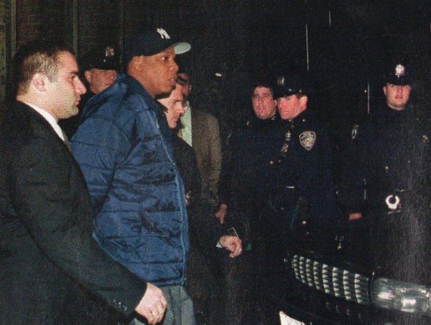 AuxGod_'s tweet photo. 25 years ago today, Jay-Z was arrested for the stabbing of Lance 'Un' Rivera at the Kit Kat Club after rumors surfaced that Un bootlegged Jay’s 4th album “Vol. 3... Life and Times of S. Carter” https://t.co/sIotIL48FK