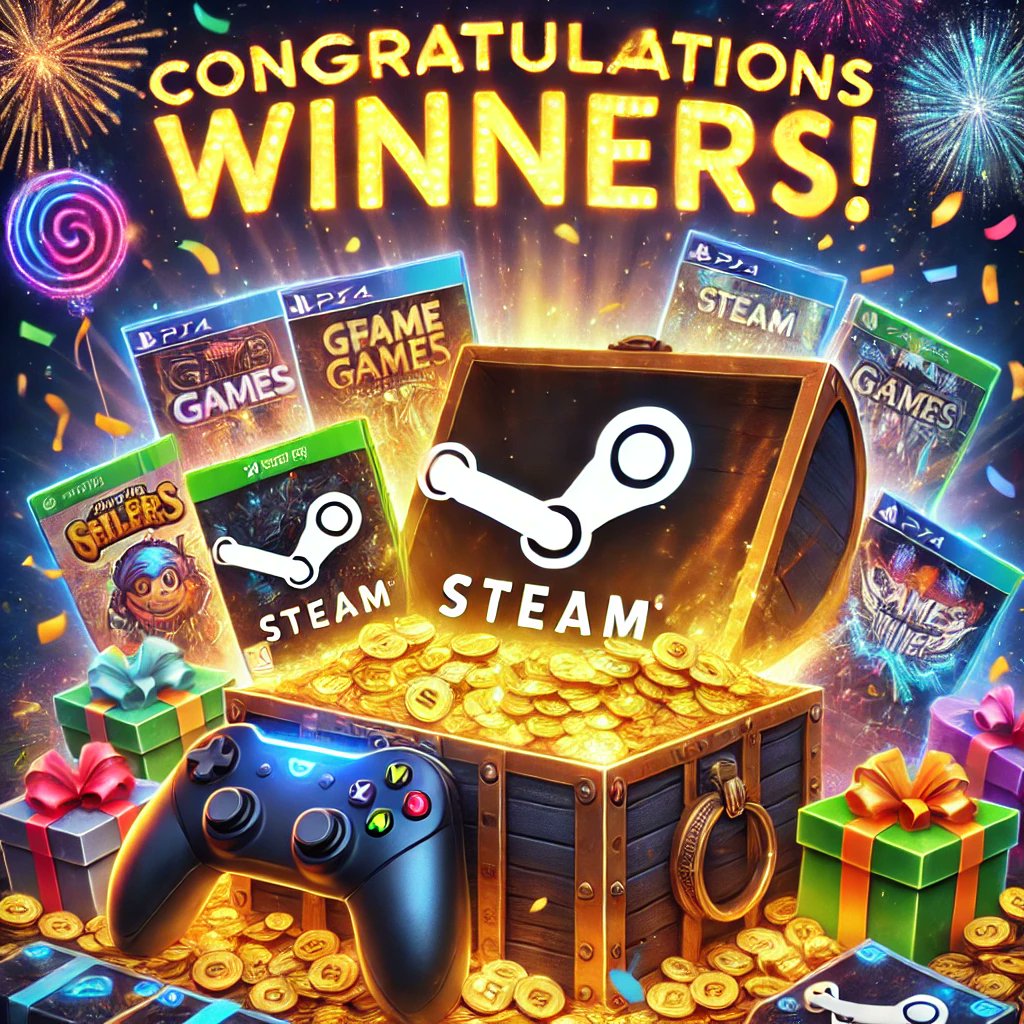 ReactiveTech's tweet photo. 🎉 Congrats to the winners of today’s random Steam game raffle! 🎮
#GamingGiveaway #SteamRaffle #GladiatorsBattle #WinSteamGames #GiveawayAlert
🏆 @Charrpatus - 1 random Steam game
🏆 LazerHus (@LazerHus) - 1 random Steam game
🏆 @PrinceofDarkx - 1 random Steam game
I'll DM you shortly with your codes! 📨
Big thanks to everyone who participated! 🙌 Don’t worry if you didn’t win—another raffle is happening tomorrow. Be sure to join in for your chance to win! 🚀