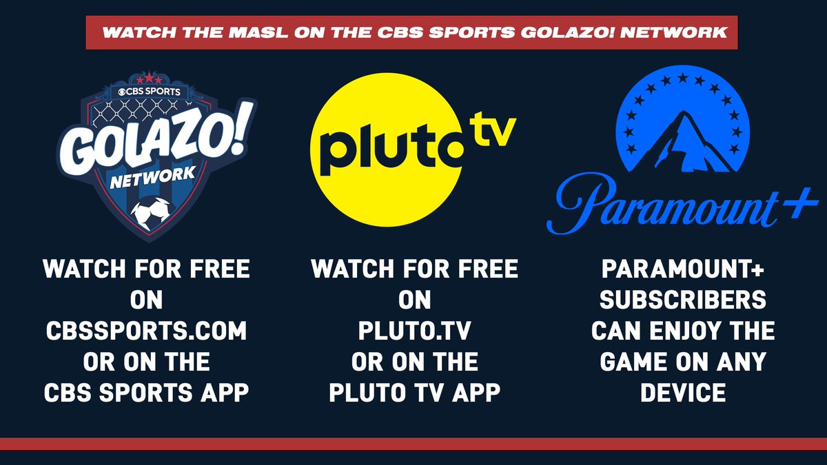 It's time to run it back!

The <a href="/KCComets/">Kansas City Comets</a>  host the <a href="/stlouisambush/">St. Louis Ambush</a> for the return match of the weekend series

Catch all the action on <a href="/CBSSportsGolazo/">CBS Sports Golazo ⚽️</a>, and for our international viewers, catch the action on the Sportworld App

Available on Samsung and LG Smart TVs and all mobile