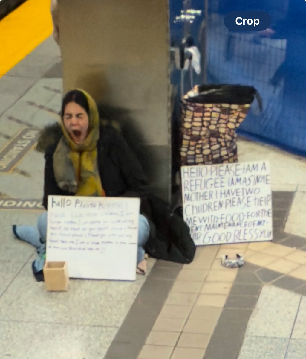 The6ixTrueNorth's tweet image. She’s still there, upset over the photo while counting her change. #TTC #Failedsystem It’s time for riders to step up and voice their concerns—these individuals are receiving income from federal and provincial funding. #cashincome