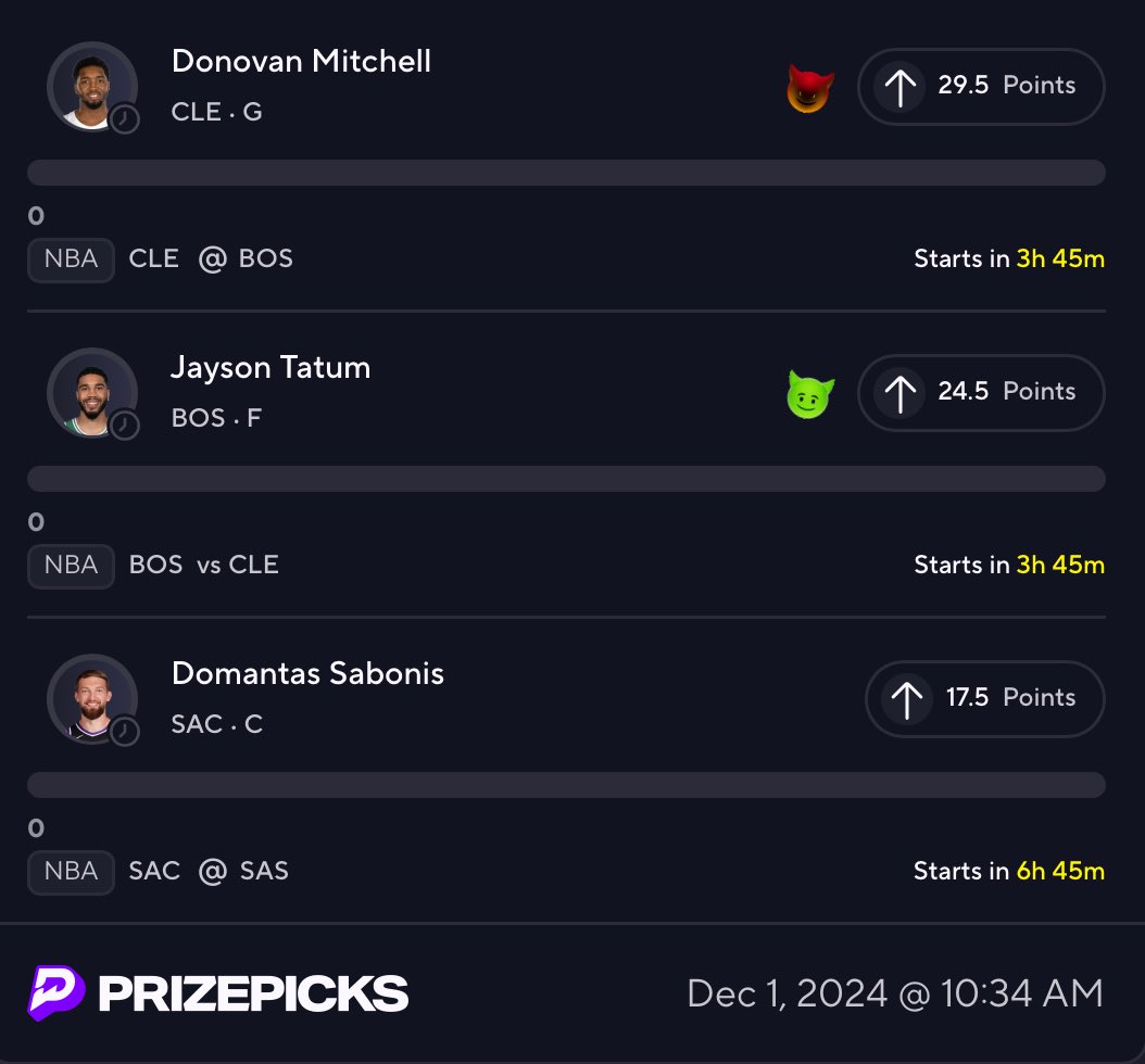 My Favorite Ticket Of The Day 🫡 Goodluck My Peoples #malipicks 

#fyp #prizepicks #explore #sleeper #underdog #dabble #nbaslips