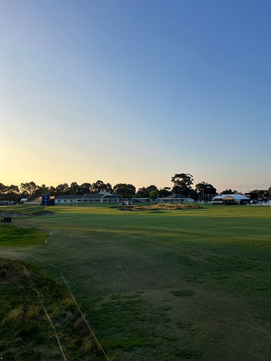 Proud of my eldest son luke being part of the greensteam this year <a href="/KingstonHeathGC/">Kingston Heath Golf Club</a> 
Even with some horrendous weather the course looked great for Australian open 😎
Nearly a year gone for him over there now