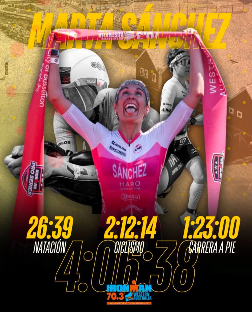 Quina temporada més increïble!!

Felicitats <a href="/msaanchez95/">Marta Sanchez</a> i a l'equipas q tens al voltant.

Moltíssima sort per la darrera prova de la temporada a New Zealand!