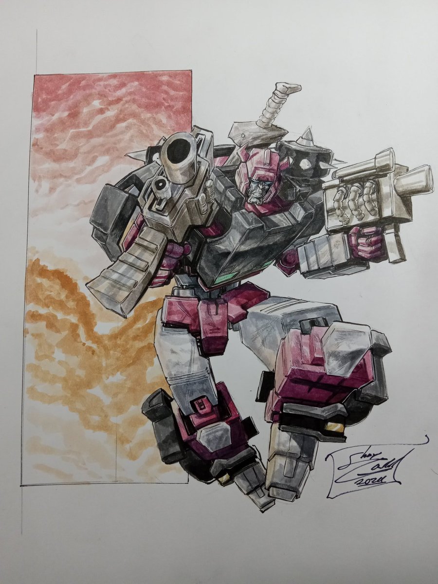 BigCoolRobot's tweet image. G2 SIDESWIPE- 

#transformers #Transformersfanart #TransformersOne #transformersg1 #transformersart #ComicArt #comicartist