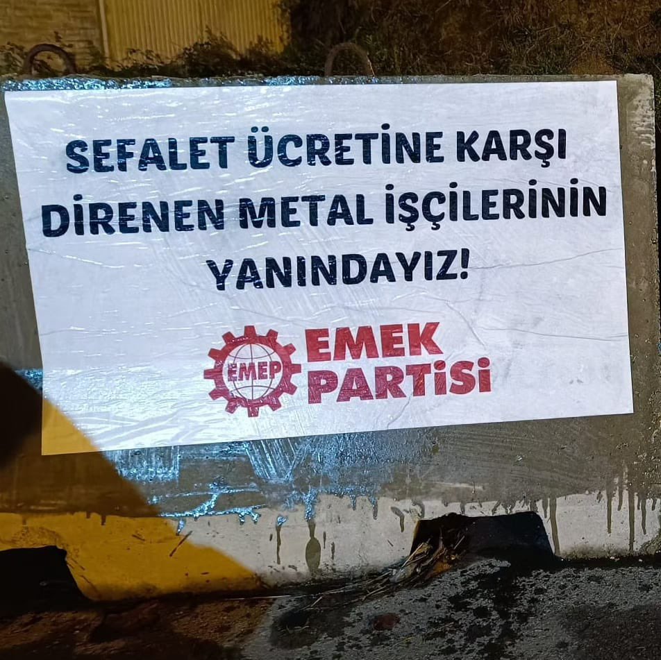 EmepGebze's tweet photo. Sefalet ücretine karşı direnen metal işçilerinin yanındayız!
#Hitachi #Schneider, #Arıtaş, #GEGrid, #GreenTransfo
@BirlesikMetal @BirlesikIs https://t.co/rc75595yb2
