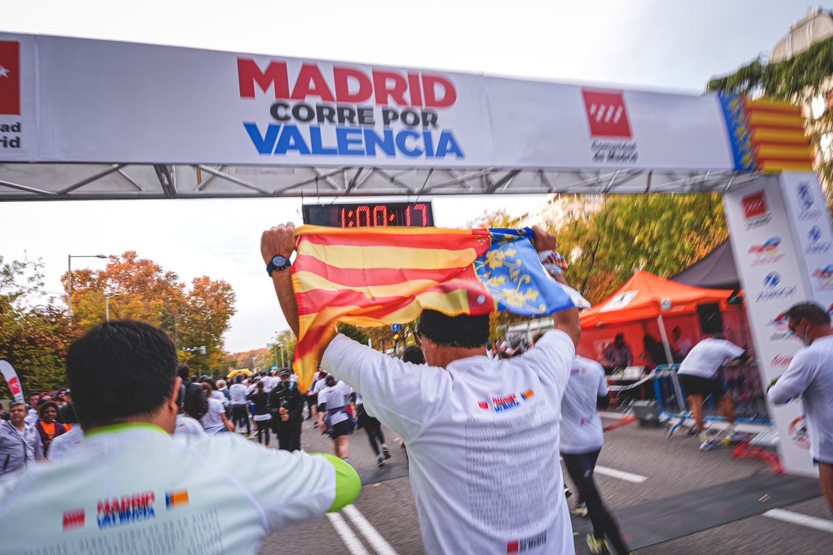 Madrid corre por Valencia 💙