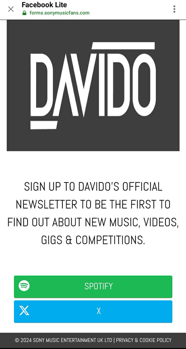 shegxzz's tweet photo. Davido posted this link on facebook just now

Somethings coming… sign up here:

https://t.co/UvaNBukogq https://t.co/s4dzBSWQcJ