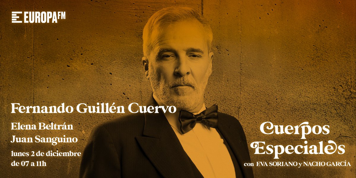 Mañana tendremos con nosotros para hablarnos de su nueva obra, 'Testigo de cargo', a su protagonista, el gran Fernando Guillén Cuervo!

Además, <a href="/elenabeltran__/">Elena</a> vendrá desde Bath cargada de un Top 5 ritos funerarios y <a href="/juanlsanguino/">Juan Sanguino</a> nos contará cositas sobre Gila🥳