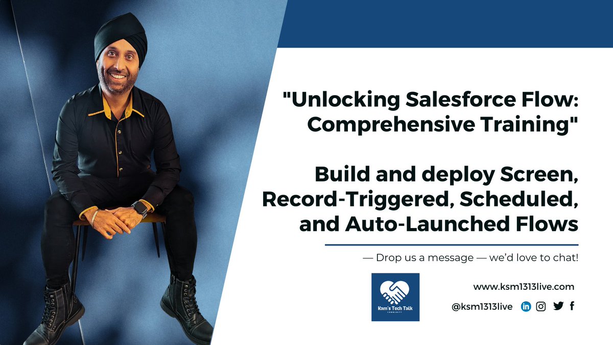 ksm1313live's tweet image. Simplify processes, boost productivity, and drive results—all without coding. 💡

linkedin.com/pulse/why-sale…

#SalesforceFlows #ksm1313live