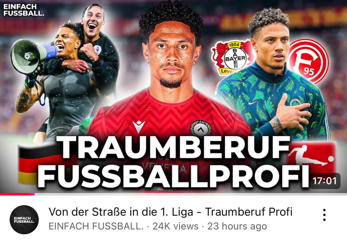 FROM THE STREETS TO THE FIRST LEAGUE 

Check out this short Documentary and get to know a little more about my journey ⬇️

youtu.be/Sks92AdbZyE?si…