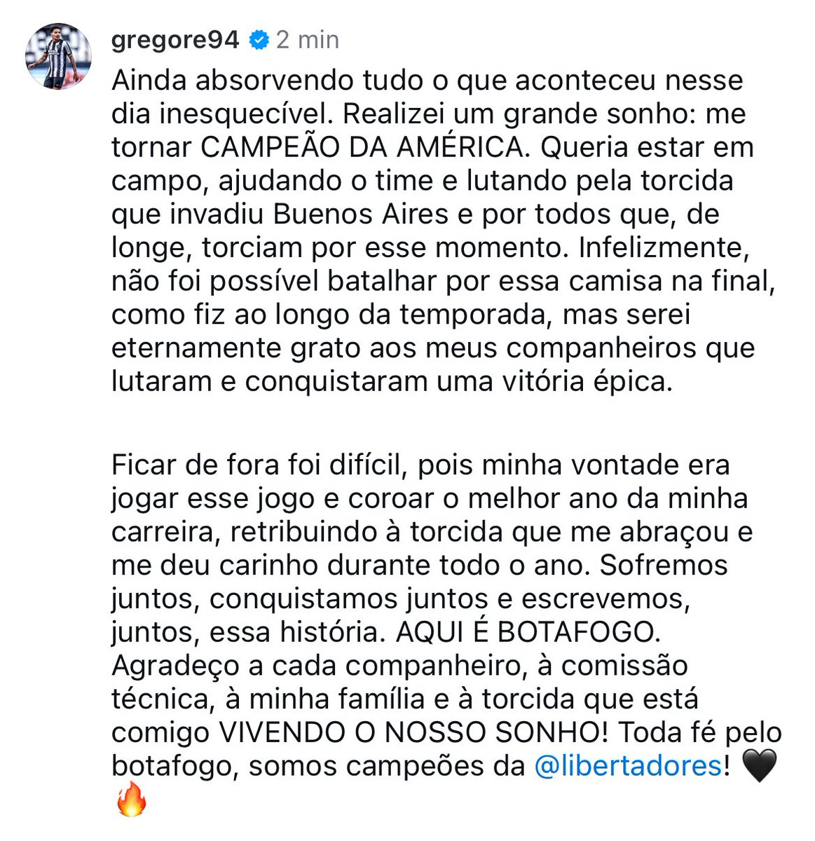 informafogo's tweet photo. Seguimos juntos, Pit! 🤍 https://t.co/TIlbJI2gBq