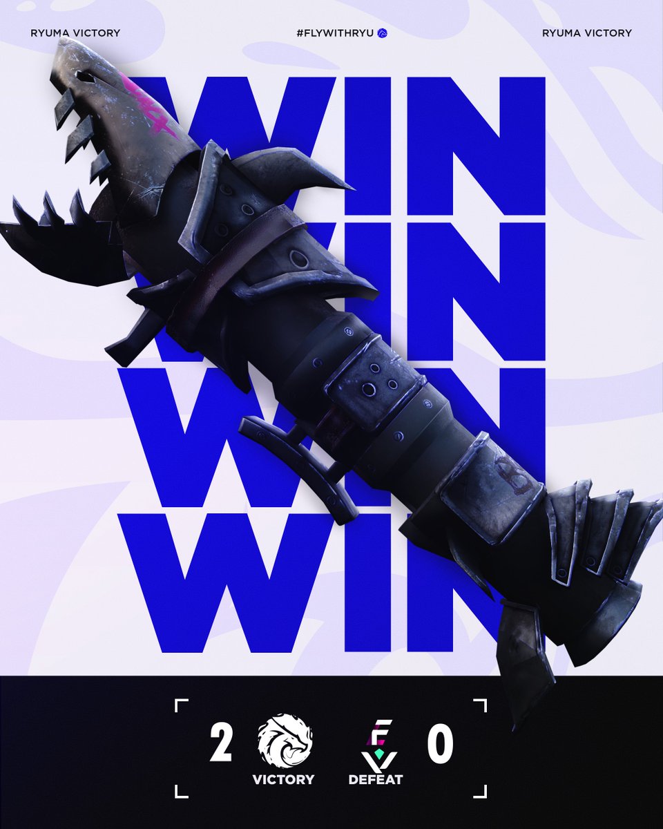 Advent, Advent, Summoner’s Rift brennt!🎄

Reimen ist noch immer nicht unsere Stärke, dafür haben wir gewonnen gegen @FrontierEsport 

#flywithRYU #ryumaesports