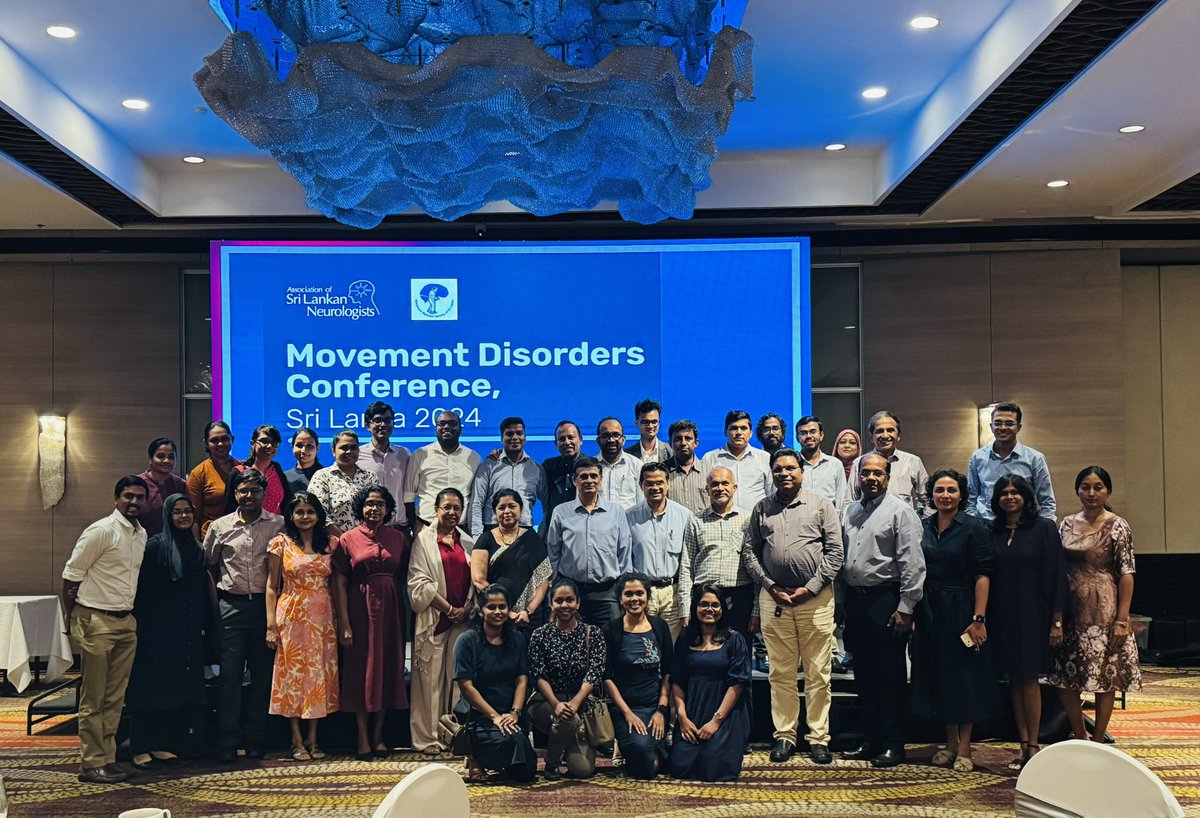 MDSSL ( Movement Disorders Society Sri Lanka) successfully conducted the Movement Disorders Conference, Sri Lanka 2024 today(1st of December 2024) in Cinnamon Grand Hotel, Colombo, Sri Lanka