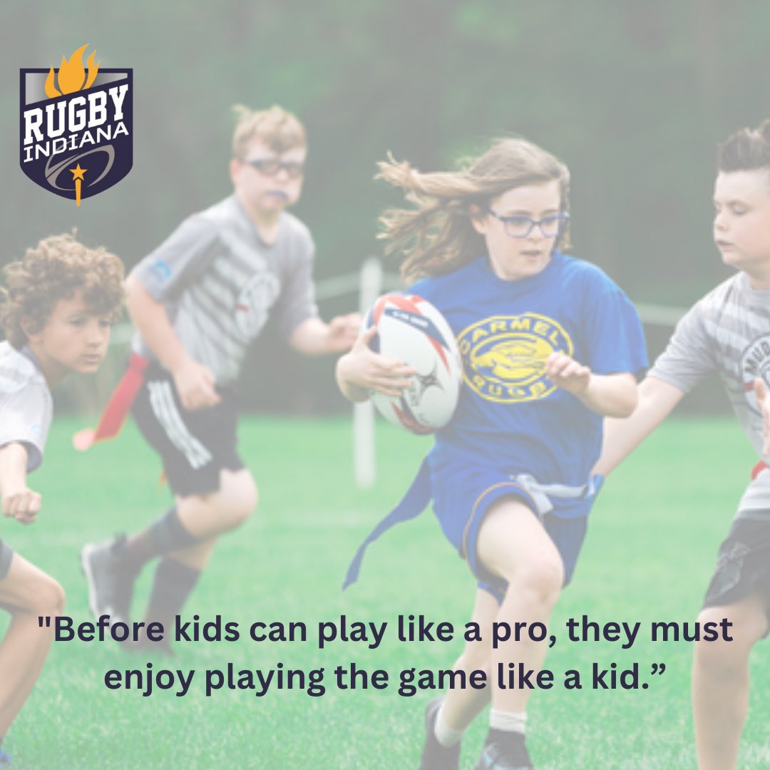 “Before kids can play like a pro, they must enjoy playing the game like a kid”  

Credit: Proactive coaching
