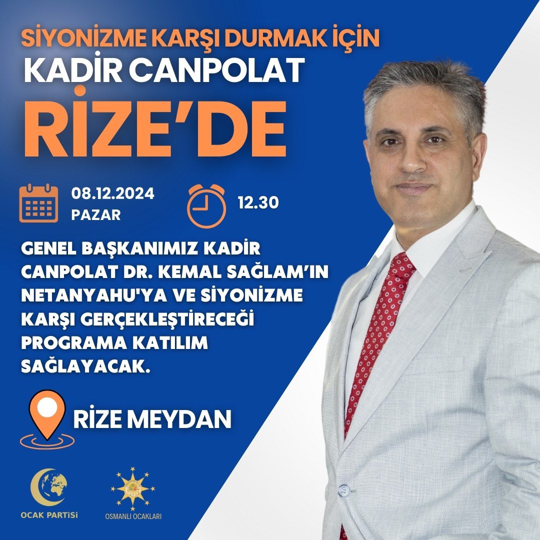 osmanIiocakIari's tweet photo. Rize’de gerçekleşecek olan “onurlu duruşa” dahil olacağız.
@Kemalsaglamart1 https://t.co/IrO1lUtVuZ