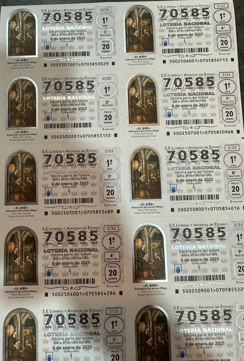 La hermandad informa que tras agotar los décimos de loterías de navidad pone a la venta la lotería de el niño con el número correspondiente al 70.585. 

Aprovechamos estas líneas para agradecer a los hermanos y comercios que colaboran en la venta de loterías.