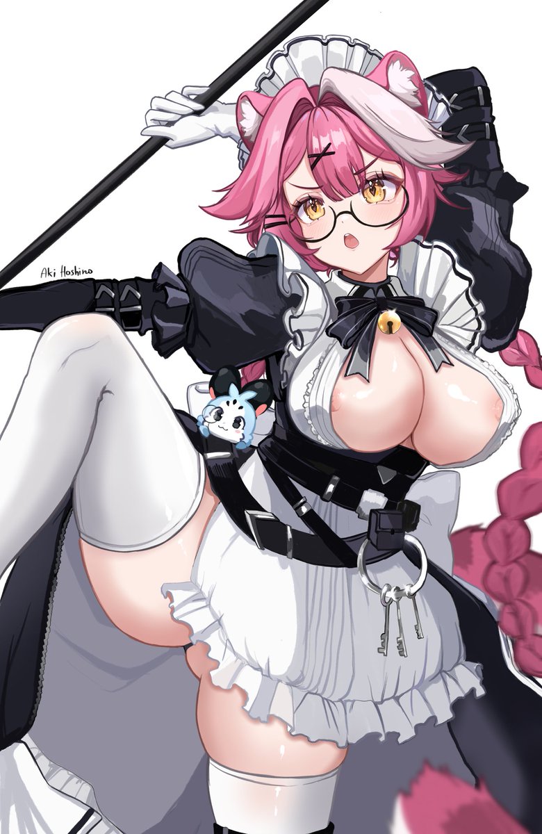 Aki_Hoshino_'s tweet photo. Maid Raora / Maidora 🎀🐱

#RaorArt https://t.co/xQcJ8ScehU