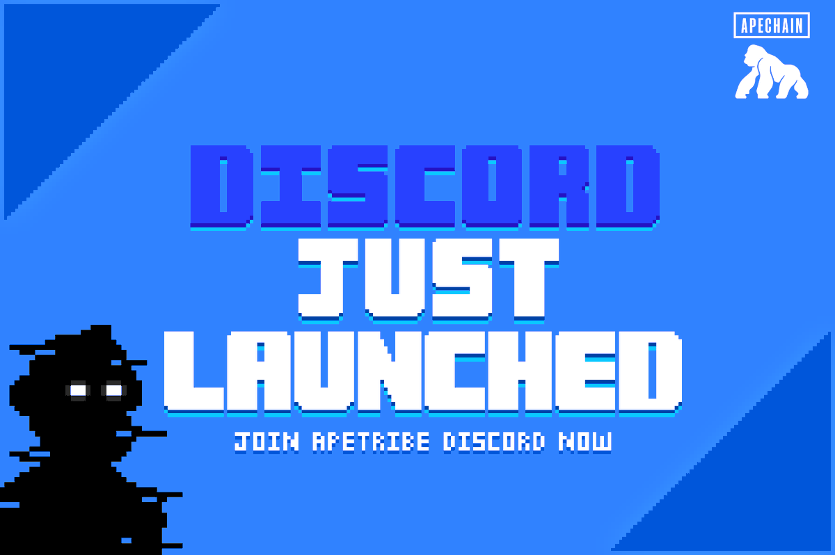ApetribeNFTs's tweet photo. 🚨 ApeTribe Discord is LIVE!

We’re kicking off the Collabs in style, and to celebrate, we’re giving away 5 GTD WL spots!🐒

How to Join:
1️⃣ Join our Discord server: https://t.co/eDkG8vAZ9j
2️⃣ Like + Retweet this post 🔁
3️⃣ Post your proofs in our Discord 🎉 https://t.co/cvPIUmvYGT