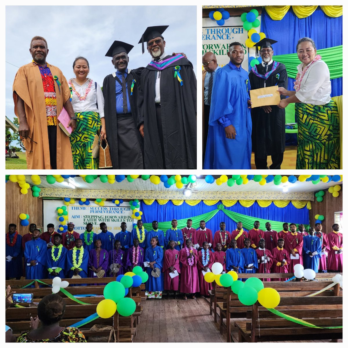 AbigailEChang's tweet photo. Congratulating @aptcpacific🇸🇧 partner, Batuna Rural Training Centre on their graduation weekend. Honoured to witness 10 young women &amp; 28 young men graduate in 6 provider qualifications. #APTC works in 🤝 ➡️ quality TVET provision in 🛠⚡️💡🍽🖥🌿🚜
#umitugedacreatingskillsforlife https://t.co/hwpYHAmowQ