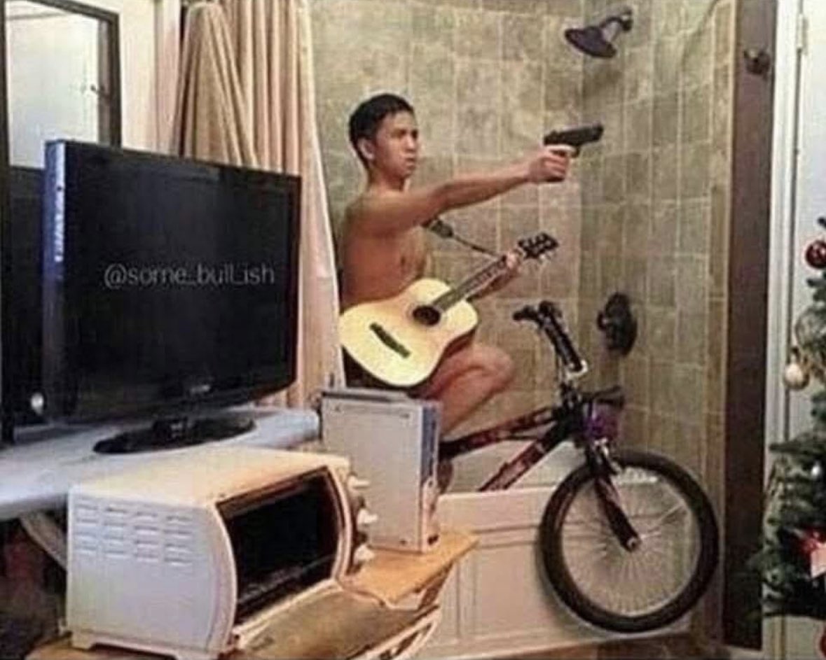 When the 8 grams of shrooms kick and you think ur riding round in a death match on <a href="/niftyisland/"></a> with the rain setting turned on 😅😂😂