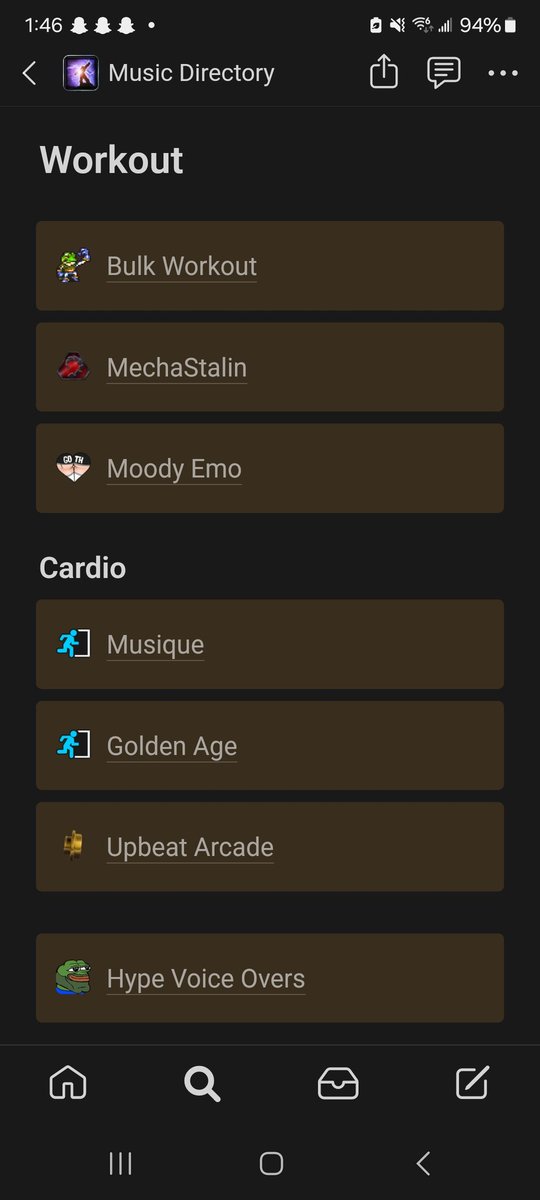 the_chadzilla's tweet photo. How I made my playlists more mobile friendly using @NotionHQ -- and now I can reuse them throughout my Docs! https://t.co/GdyuerNMmt