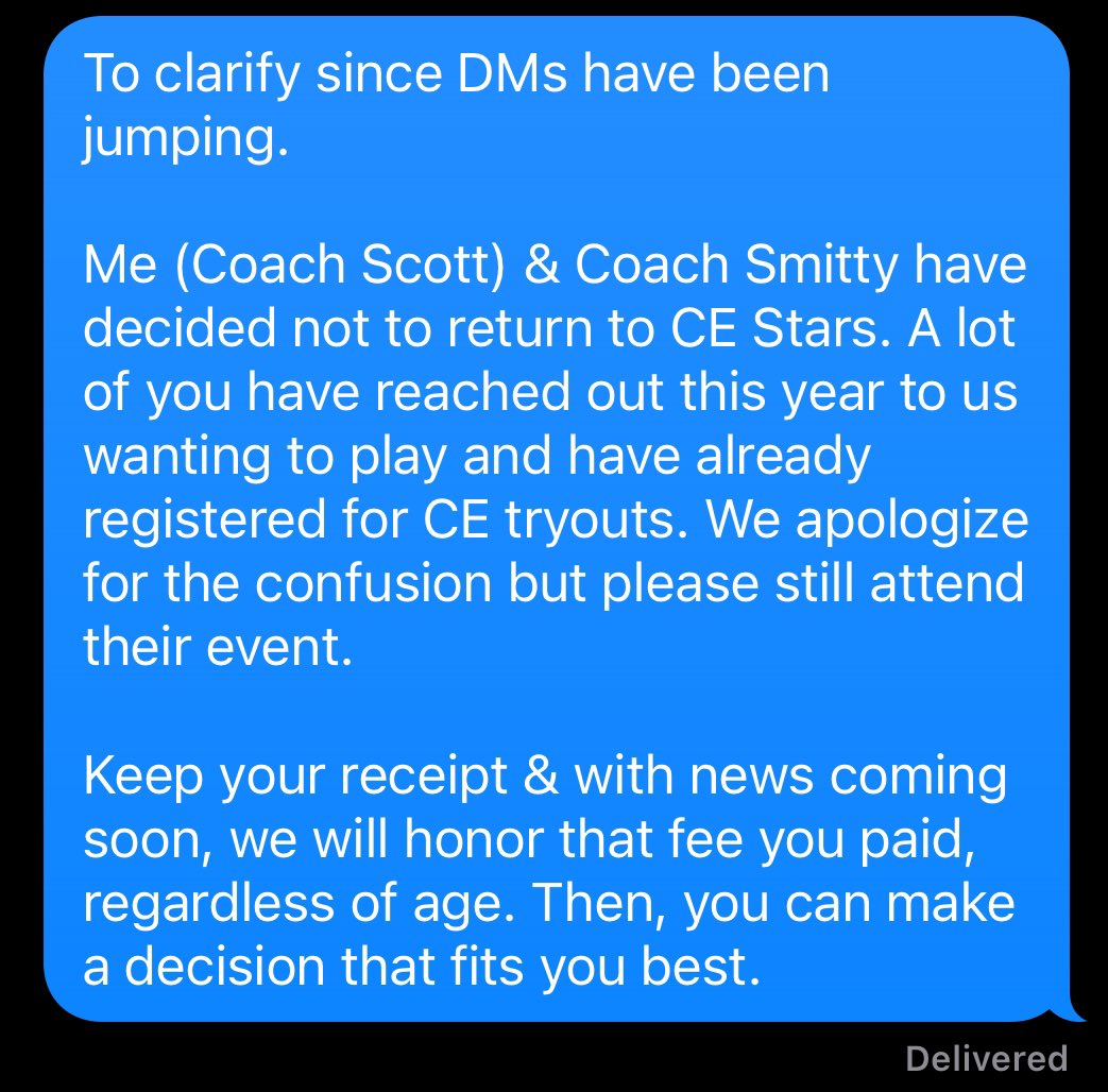 The show must go on though <a href="/CoachSmitty26/">Coach Smitty 🤩</a> !! 
<a href="/CE_Stars7v7/">CE Stars</a> <a href="/IndyWeOutHere/">IndyWeOutHere ‼️</a>