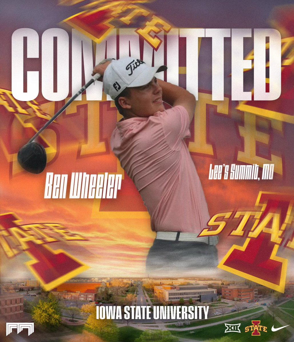 Excited to announce my commitment to lowa State! First, want to thank my Savior Jesus Christ. Secondly, want to thank my parents for always supporting me. Also want to thank my swing coach, <a href="/AustinJarchow/">Austin Jarchow</a>. Finally, thank you Coach Tank and Coach Pearson for this opportunity.