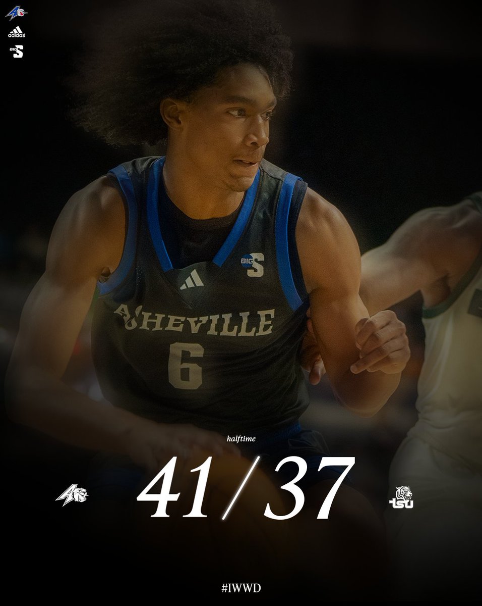 UNCAvlMBB's tweet photo. HALFTIME 

We lead by four after 20 minutes of play. 

Jordan Marsh has had a HOT first half with 19 points, going 8-12 from the field. 🔥

#ALLinAVL #IWWD https://t.co/8cf3mtRyPo