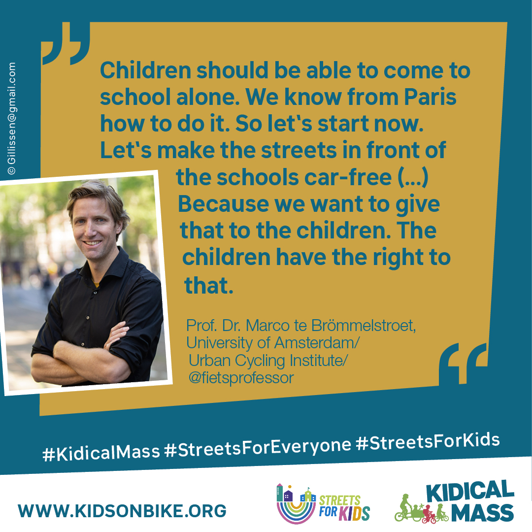 Kidical Mass - Kinder aufs Rad (@kinderaufsrad) on Twitter photo Imagine kids getting to school safely and independently—no cars, no risks. 🌍🚸 Let’s create car-free school streets and give children the freedom to move how they choose. It’s their right! 💪✨
#SchoolStreets #KidicalMass
#StreetsForKids #StreetsForEveryone
<a href="/fietsprofessor/">Urban Cycling Institute 🚲 </a> Imagine kids getting to school safely and independently—no cars, no risks. 🌍🚸 Let’s create car-free school streets and give children the freedom to move how they choose. It’s their right! 💪✨
#SchoolStreets #KidicalMass
#StreetsForKids #StreetsForEveryone
<a href="/fietsprofessor/">Urban Cycling Institute 🚲 </a>