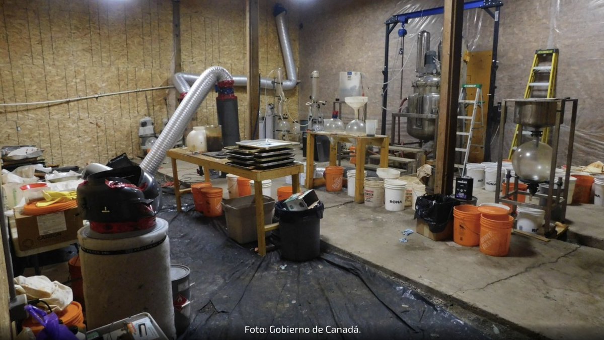 Laboratorio mexicano de fentanilo en la portada de NYT / Laboratorio canadiense de fentanilo que no está en la portada de NYT