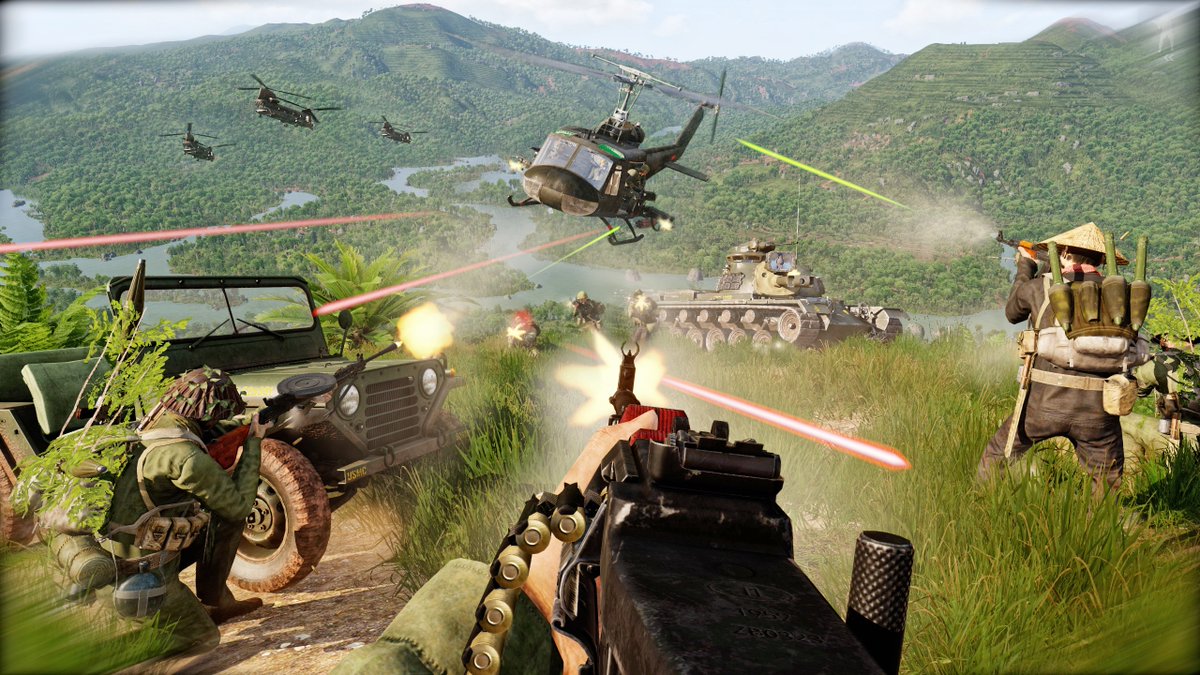 Arma 3 SOG Prairie Fire is (in my opinion) the best piece of additional content that ever came to Arma 3. 

I have a full 1:40:00 movie of my friends and I acting as a Vietcong group outmanned 6-to-1 against multiple platoons of USGI. 

It was awesome and it just hit 1M views!