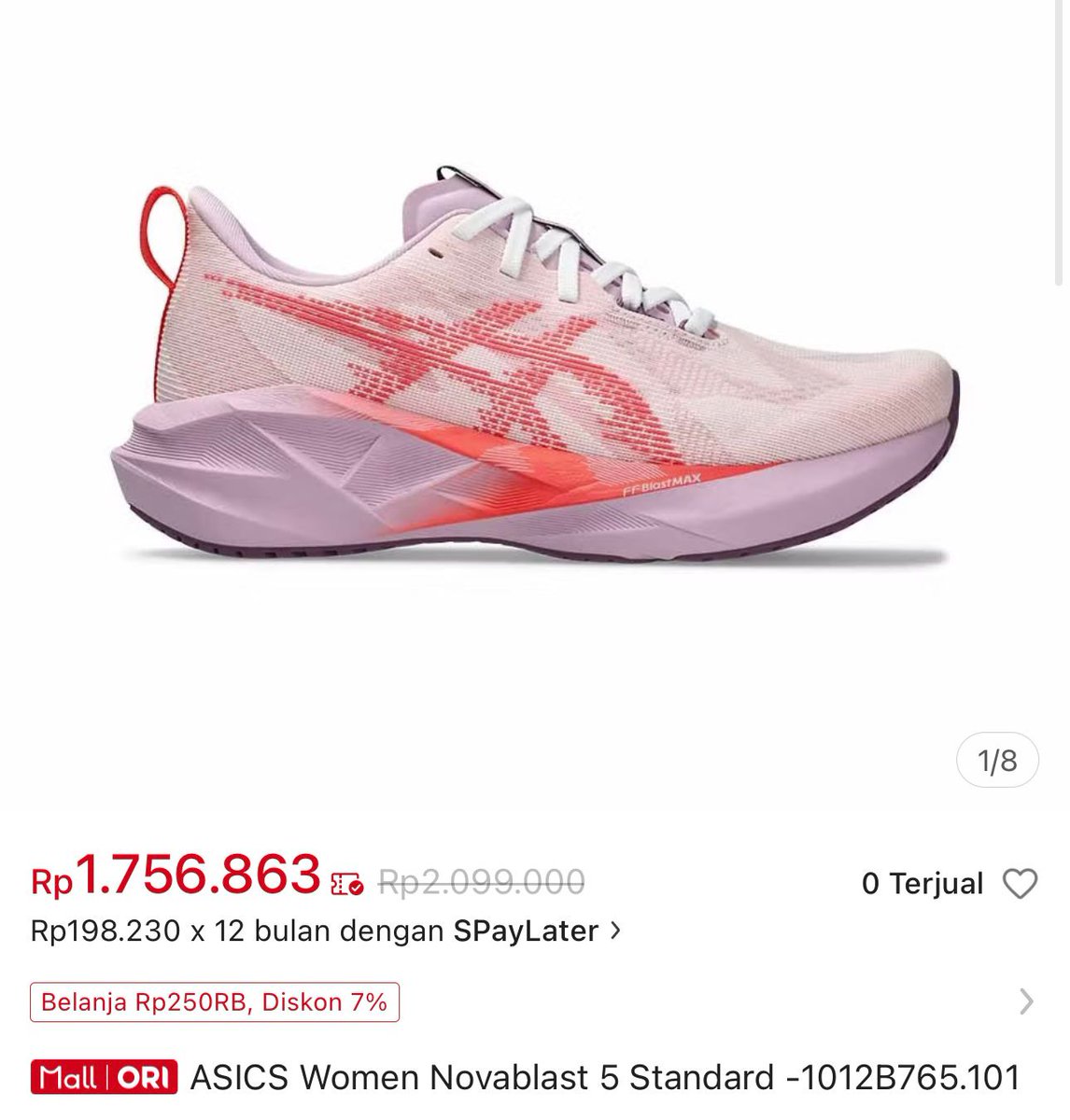 FinaaSM's tweet photo. Woow speechless harga novablast 5 di shopee, lagi diskon ga usah mikir dua kali gass CO. Aku udah nyoba beneran seenak itu makenyaaa, dari awal juga udah jatuh cinta banget sama novablast 5. Nih sekalian aku kasih linknya #Runners #BorobudurMarathon2024
https://t.co/eWhTklJ83r https://t.co/vHDz75mjsd