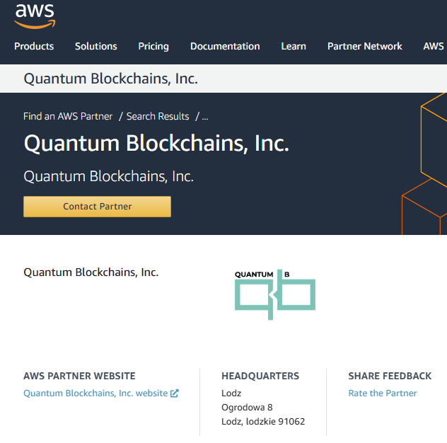 Quantum Blockchains Joins AWS Partner Network to Advance Quantum Communication Technologies !!!

quantumblockchains.io/quantum-blockc…