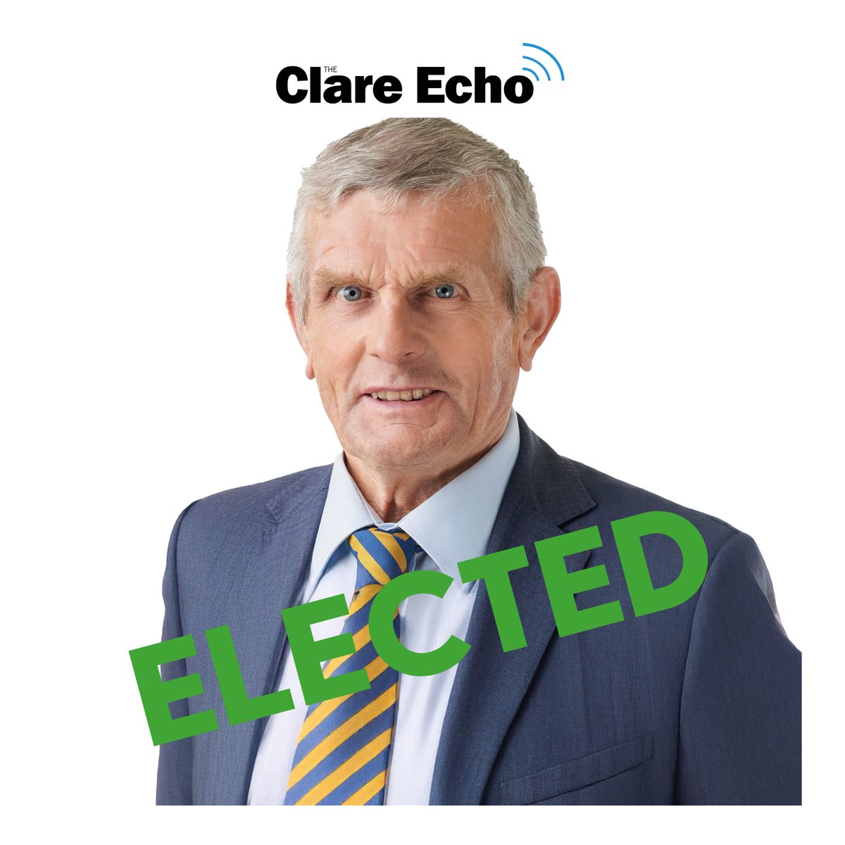 ClareEcho's tweet photo. Cllr Joe Cooney (FG) is elected to the Dáil. The O'Callaghans Mills man is a first-time General Election candidate. 

https://t.co/XOUerDdJZI
#GE24 https://t.co/iKG9i6FdQR