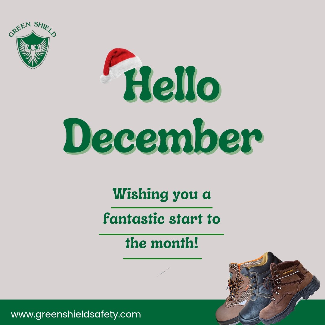 GreenShield12's tweet photo. Green Shield Safety Welcomes you to the month of December!

Remember to prioritise safety even as we rap up the year!

Happy New month!

#Newmonthvibes #Decemberishere #Prioritisesafety #Greenshieldsafety #Thinksafety https://t.co/LHfUHkpToH