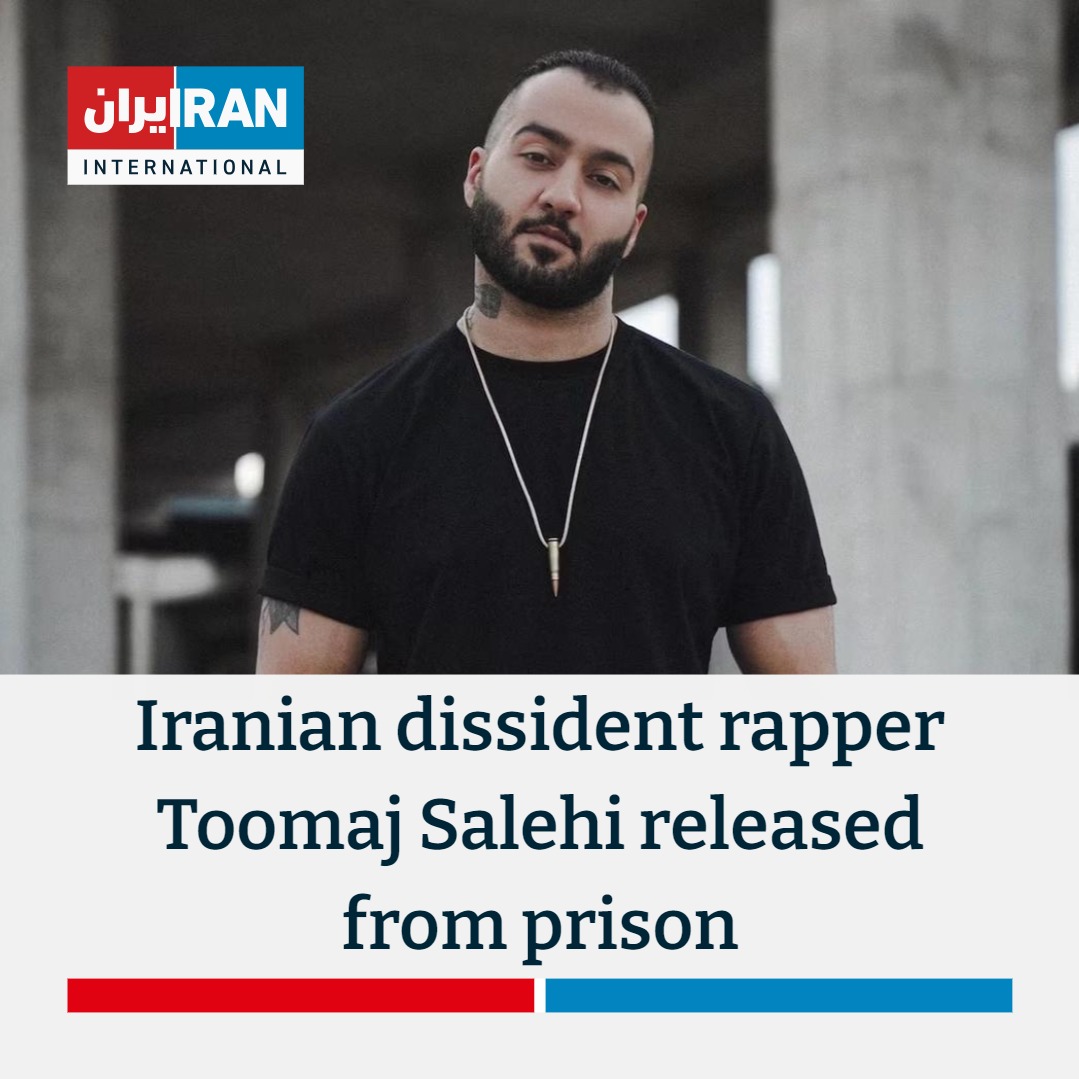 #BREAKING Iranian dissident rapper Toomaj Salehi has been released from prison, Iran's Judiciary announced on Sunday.