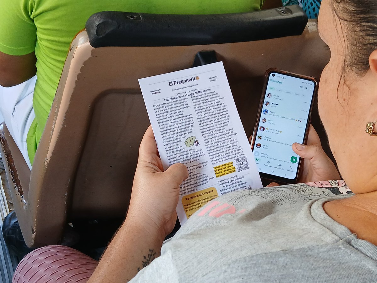 MedioSurVe's tweet image. 🤓🗞 Con mucha alegría queremos contarle que tras varias ediciones de prueba, comenzamos a incluir códigos QR regularmente a nuestro semanario El Pregonerito.

Con esta nueva interacción la ciudadanía podrá acceder directamente a los medios 🇻🇪 y ver completo los contenidos.