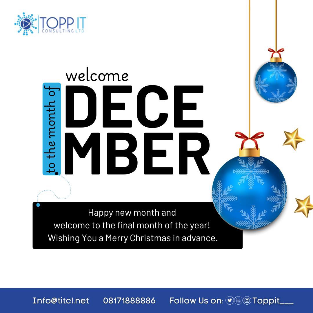TOPPIT___'s tweet photo. As we enter the final month of the year, we extend our heartfelt appreciation to our clients, partners, and team members for your continued trust and support throughout 2024, and we remain committed to delivering excellence as we prepare for an even more impactful 2025🎉🎉. https://t.co/QJzbwyArBa