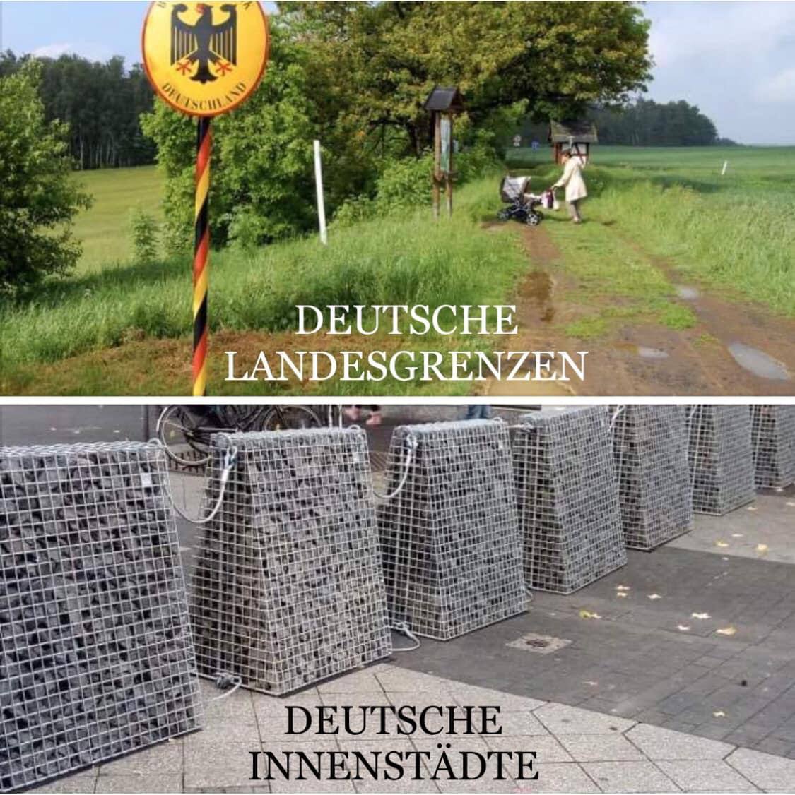 bindaTobi's tweet photo. @HSG2213 Nicht unsere Städte, sondern  unsere #Grenzen brauchen Schutz.
Die unkontrollierte Grenzöffnung der #CDU für die Migration von Islamisten und Antisemiten zerstört Deutschland und muss gestoppt werden. #2015 https://t.co/6Tmt7WU3XG