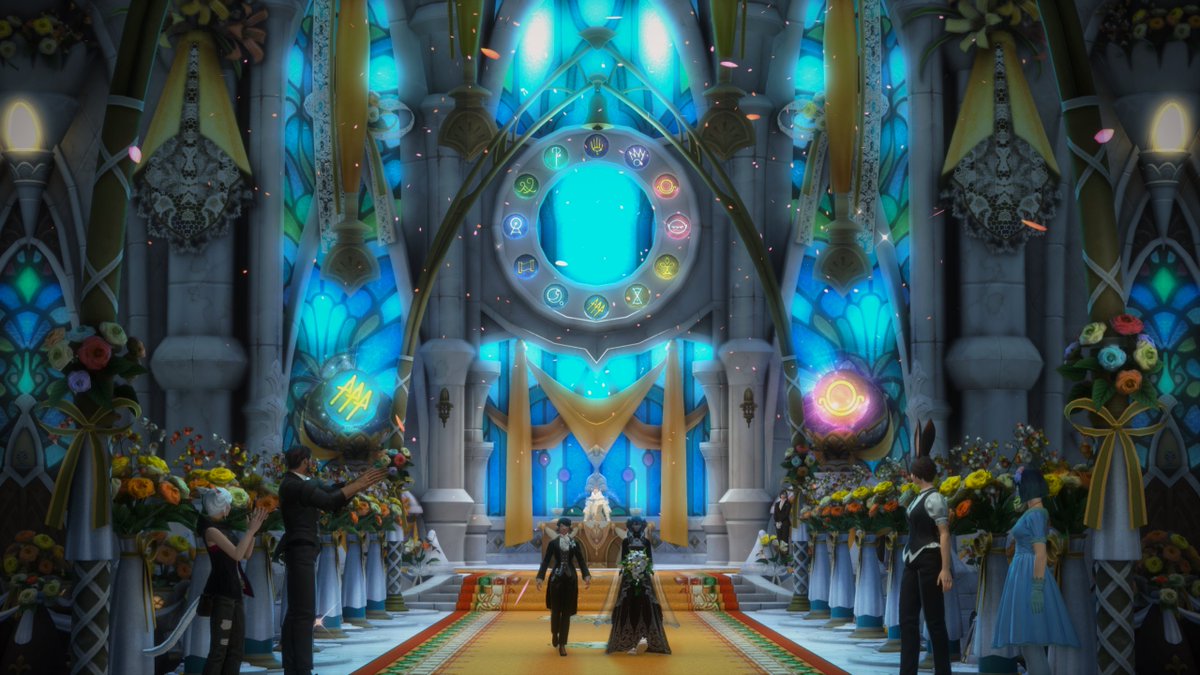 Now we're married in FFXIV too :3