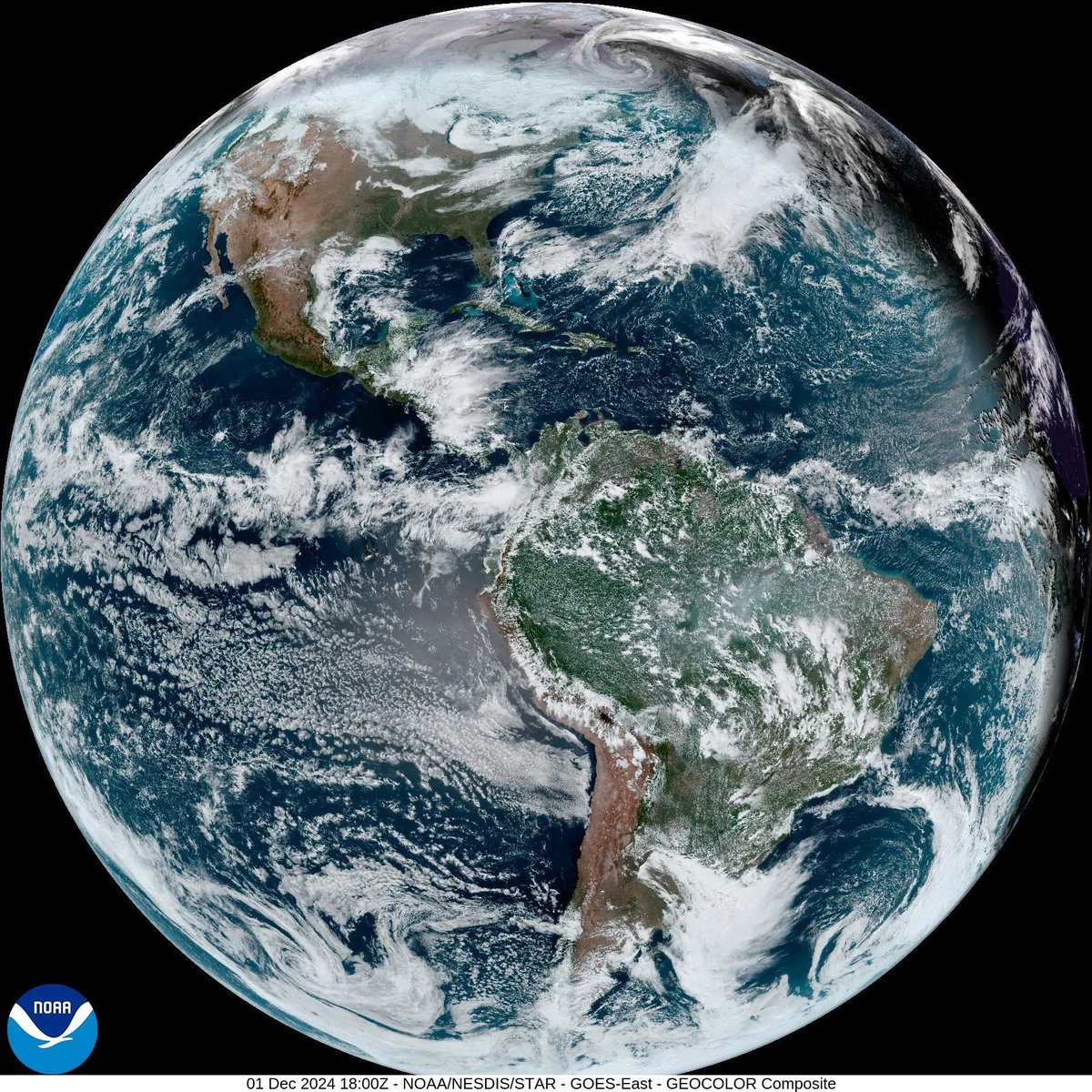 This Photo of earth was taken just few hours ago.