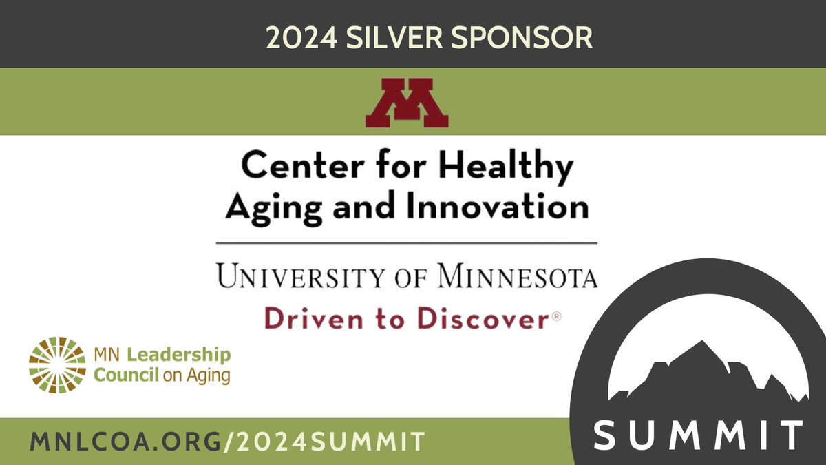Minnesota Leadership Council on Aging (@mnlcoaging) on Twitter photo Join the <a href="/UMNCHAI/">Center for Healthy Aging and Innovation</a> as we build trusted connections that bring forward and center the full diversity of voices aging across our state at the 2024 MNLCOA Summit! SIGN-UP NOW: mnlcoa.org/2024Summit Join the <a href="/UMNCHAI/">Center for Healthy Aging and Innovation</a> as we build trusted connections that bring forward and center the full diversity of voices aging across our state at the 2024 MNLCOA Summit! SIGN-UP NOW: mnlcoa.org/2024Summit