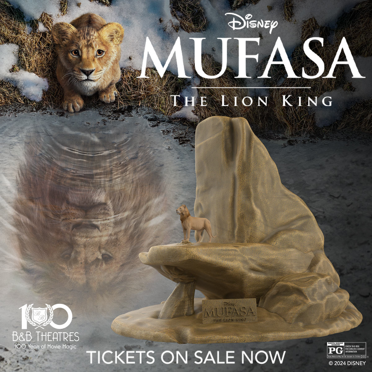 bbtheatres's tweet image. It Is Time 🦁
Snag this LIMITED EDITION #LionKing MUFASA in theatre exclusive🍿
🐾While supplies last
🐾At select locations
Get your seats here: bbtheatres.com

Available starting Opening Day!
#BBTheatres #PopcornBucket #LimitedEdition #Mufasa