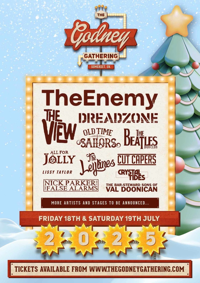 theenemyband's tweet photo. Excited to announce we'll be headlining @godneygathering  July 2025!
Tickets available now!
https://t.co/myCpwLaJWg https://t.co/iZ5tk2YbIW